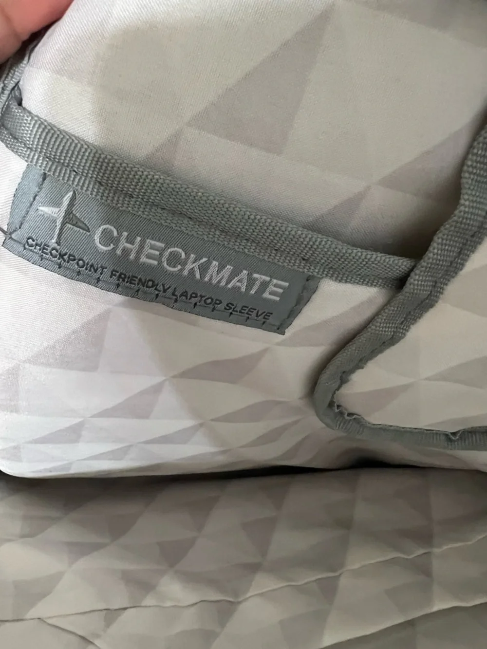 Udmey Gray Backpack with Pink Logo - Men's Everyday Backpack